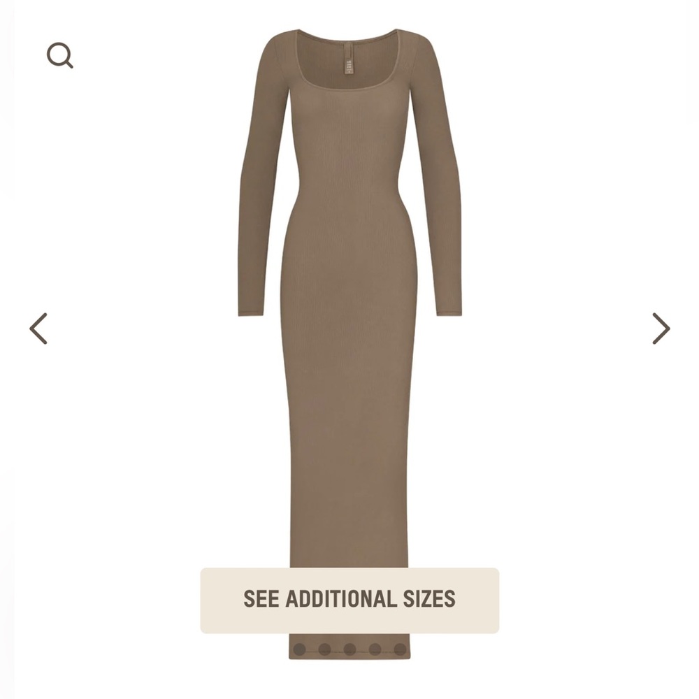 KIMS SOFT LOUNGE LONG SLEEVE DRESS (size medium ) SOLD IN NORDSTROM